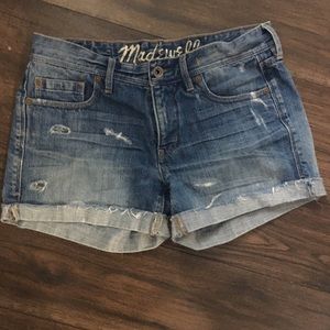 Madewell denim shorts
